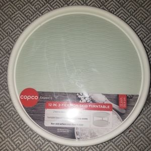 Copco Basics 12 inch 2 tier non skid turntable